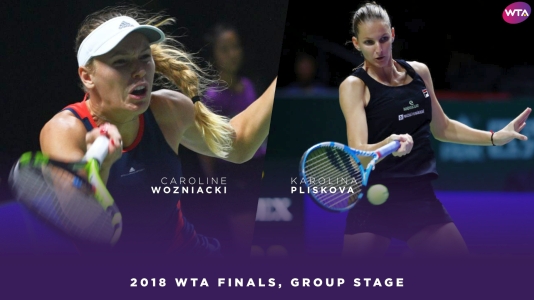 Vezi Tenis 2018 Turneul Campioanelor Karolína Pliskova - Caroline Wozniacki